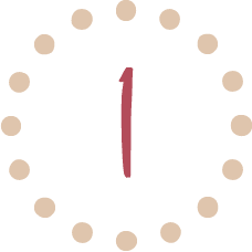 MFD-Branding Visuals-0725-31 Number 1 inside a circle of soft beige dots.